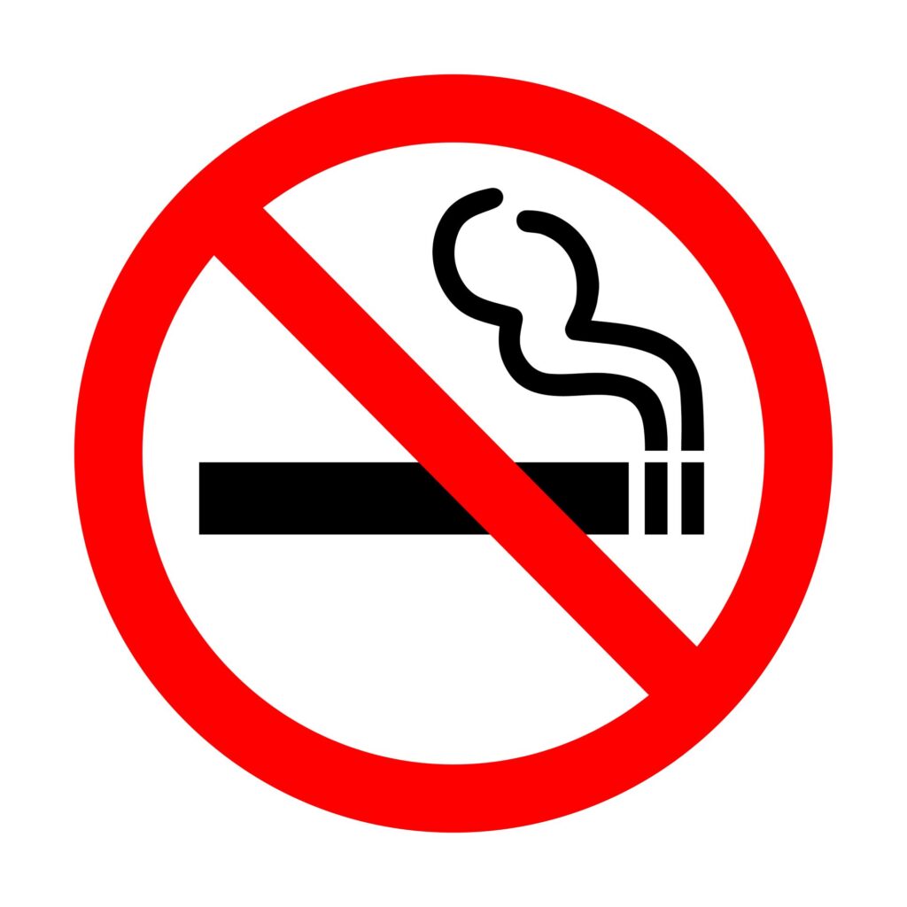 No-smoking emblem